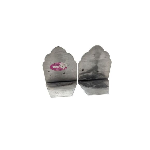 Steel and Cast Iron Scottish Terrier Dog Bookends Vintage - Picture 4 of 5